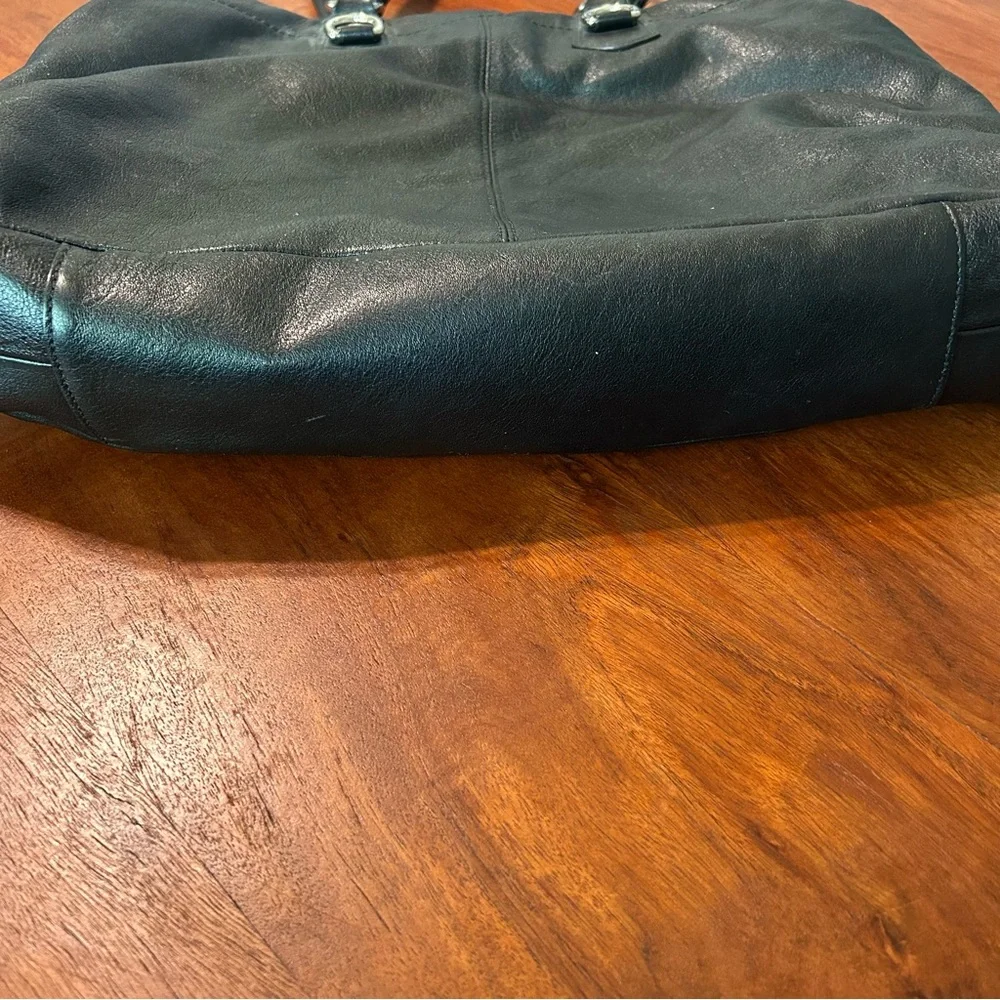 Coach Ashley Caryall Leather Shoulder Bag - Purple Interior - Picture 7 of 15
